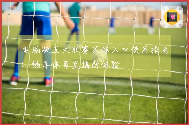 电脑版五大联赛买球入口使用指南：畅享体育直播新体验