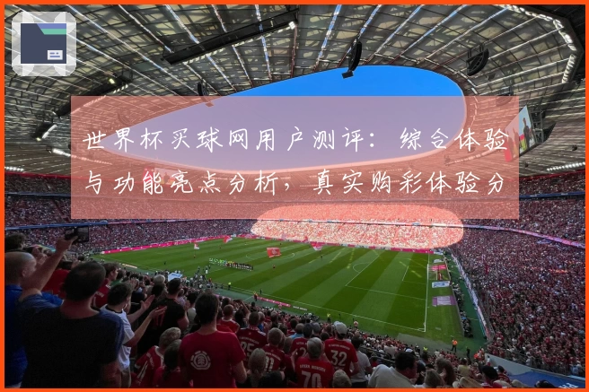 世界杯买球网用户测评：综合体验与功能亮点分析，真实购彩体验分享
